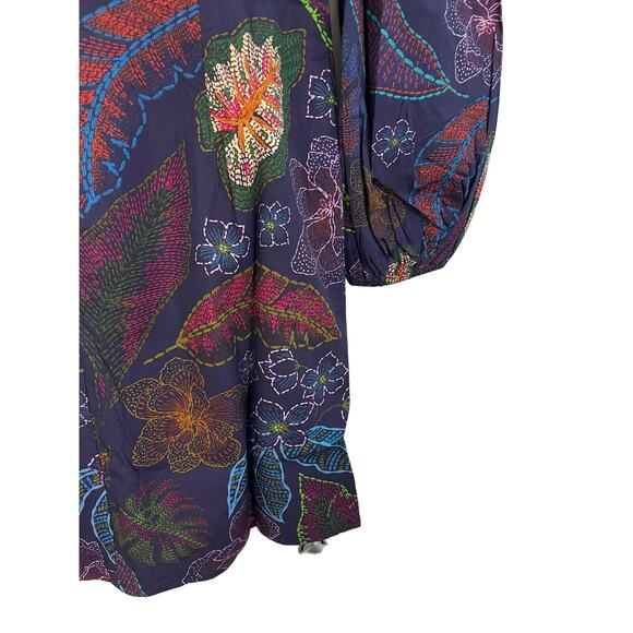 NWT Allison New York Flora Mini Dress in Navy Floral - 4 - Picture 12 of 13